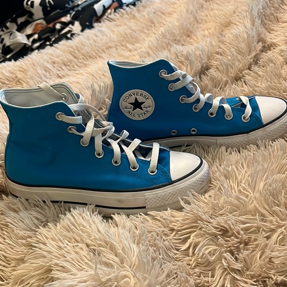 Converse Other - Converse Chuck Taylor All Star -  Blue High-Top Sneakers women’s size 7